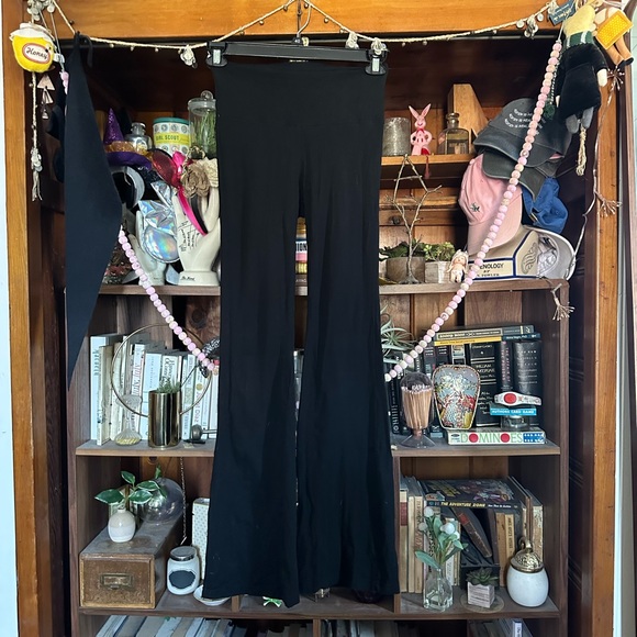 TNA Pants - TNA cotton black flares sz medium long/tall
